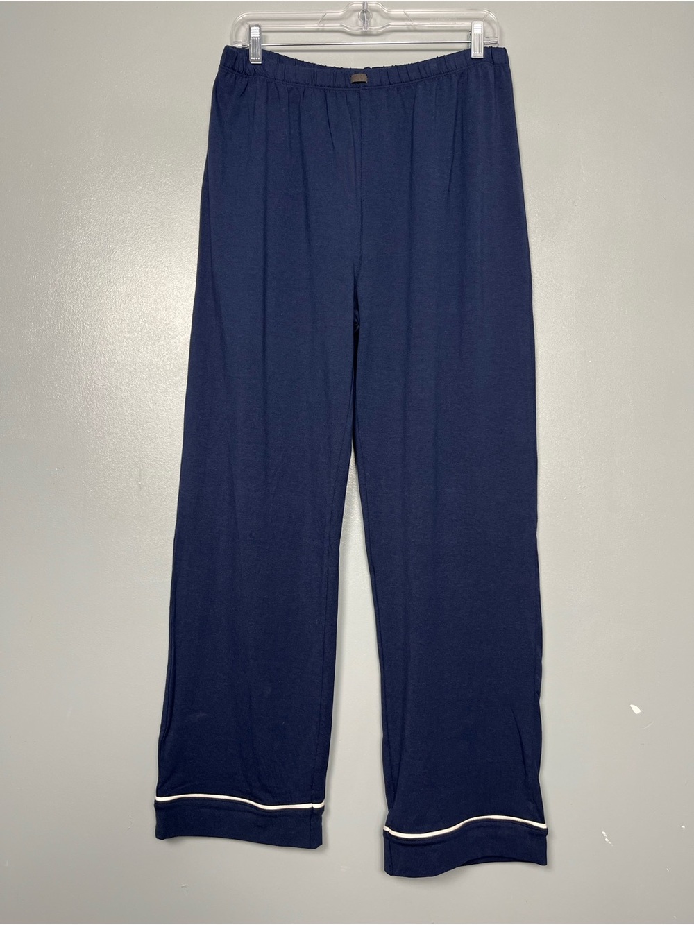 Lunya Good In Bed Organic Pima Cotton Pajama Pants Navy Blue Women’s Size M